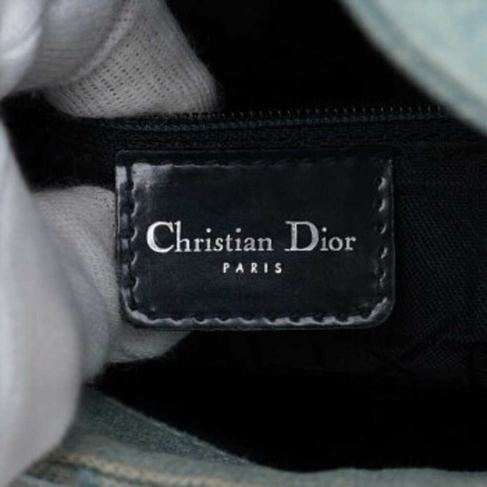 Dior crossbody Christian shoulder denim handbag Lady bag - Picture 10 of 12